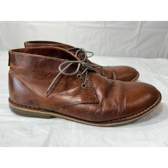 Franco Fortini Dade Brown Leather Chukka Boot Men's Size 10 M - Picture 2 of 12